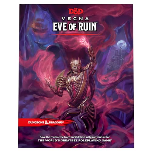 Dungeons & Dragons – Vecna: Eve of Ruin, D&D-Kampagne für die Stufen 10-20, RPG-Abenteuerbuch (Englische Version)