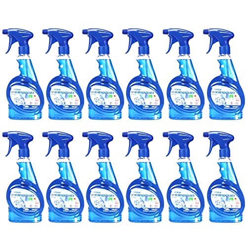 ROBBYROB 12x 750ml Klarblick Auto Scheibenenteiser Scheiben Enteiser Spray Auto KFZ Scheibenfrostschutz bis -70°C 9 Liter