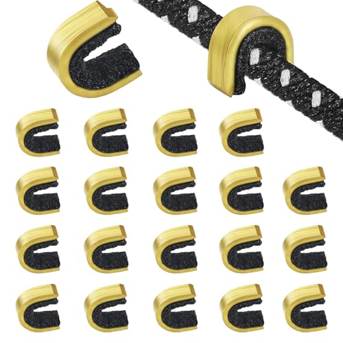 IUSOT 20 Stück Nock Points, Bogenschießen Zubehör Bogensehne Nockpunkte, Bogen Zubehör für Compound und Recurve Bogen, Hochwertige Nocken Schnalle Clips für Präzise Positionierung