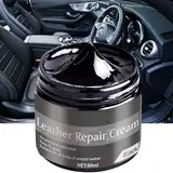 Cutiolly Leder Reparatur Set,60ml Lederfarbe Schwarz,Lederreparatur Creme,Leder Kratzer Reparatur Paste,Kunstleder Reparaturset,Flüssigleder,Lederbalsam,Leder Reparatur,für Leder Restaurierung