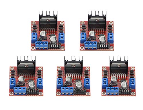 ARCELI 5 STÜCKE L298N Motor Drive Controller Board Modul Dual H Brücke DC Schrittmodul für Arduino