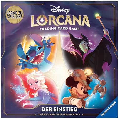 Ravensburger Disney Lorcana TCG: Der Einstieg, Disney Sammelkartenspiel ab 8 Jahren, Deutsche Ausgabe