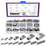 Swpeet 211Pcs Metrische Woodruff Schlüssel Assortiment Kit mit 15-Größen Woodruff Halbkreis Schlüssel Halbmond Schlüssel Keyway Welle Kurbel Schlüssel Parallel Drive Welle Schlüssel