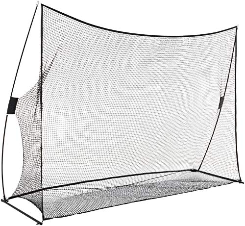 Amazon Basics Golf-Trainingsnetz, tragbar, 3,05 x 2,13 m, Schwarz