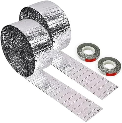 OPTIMER HOME - Isolierung Heizungsrohre für Rohre und Klimatisierung - 10x0.8m - Rohrisolierung Heizung verhindert Feuchtigkeit und Korrosion - Inklusive 2 Doppelseitigem Klebeband