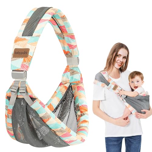 Farerkass Babytrage Seitlich HüFttrage Kleinkind Mesh Atmungsaktiv Kleinkind Trage Einstellbar Ergonomisch Seitliche Trage Baby Geeignet FüR Babys Von 3 Bis 36 Monaten