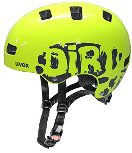 uvex kid 3 - robuster Fahrradhelm für Kinder- individuelle Größenanpassung - optimierte Belüftung - lime-grey - 51-55 cm