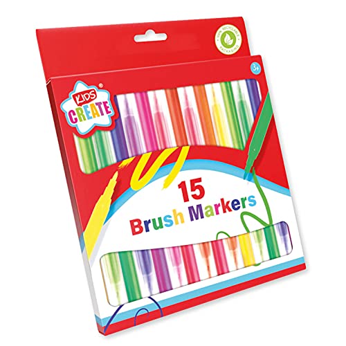 Anker-Kids Create Arts und Crafts BRU Blatt Marker, Kunststoff, Farbe Sortiert, 20 Stück