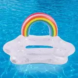 2in1-Getränke und Snackhalter, Aufblasbarer Getränkehalter, Schwimmender Bierhalter Aus PVC, Aufblasbarer Getränkehalter Schwimmender, Für Pool Party Wasser-Spaß Strand Spielzeug (A)