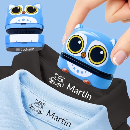 Namensstempel Kinder Textil Schwarz Weiß,Textilstempel,Textilstempel Kinder Name,Namenstempel für Die Kleidung,Textil Stempel,Namen Stempel Kinder Kleidung Wasserfest,Waschmaschinenfest