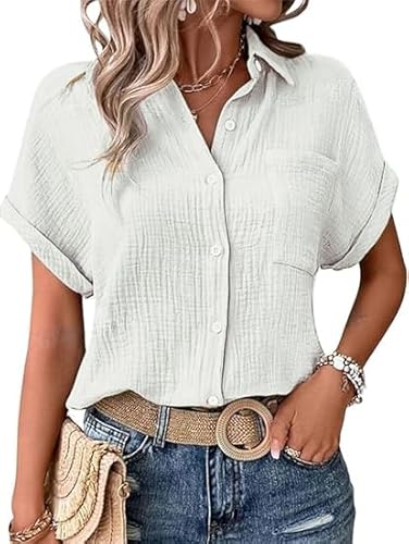Warehouse Deals Angebote,Oberteile Damen Sommer sexy, Oversize Bluse Damen, Shirt gestreift, Oversize Shirt Teenager mädchen, Bluse Tunika, leinen top, Printed Tshirt, damenshirt