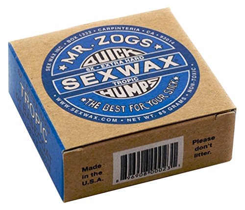 Sex Wax Surf Wax Quick Humps Blue Extra Hard Surfwachs
