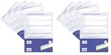AVERY Zweckform 2849-5 Mietvertrag für Wohnungen (Einheitsmietvertrag, 4-seitiges Formular im A4 Bogenformat) 5 Stück, blau (Packung mit 2)