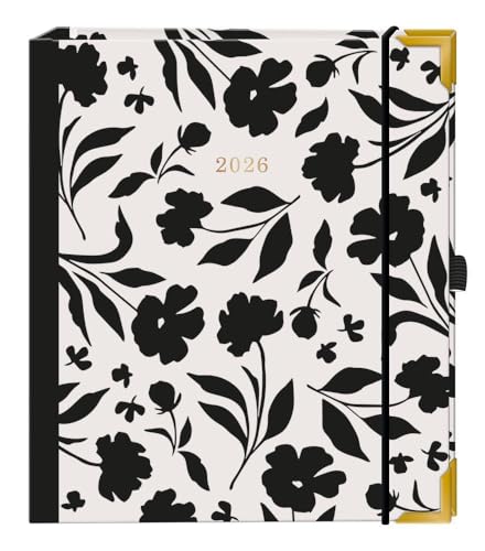 Terminplaner A5 Premium 2026 Blumen: Premium-Terminplaner