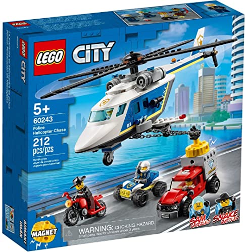 LEGO 60243 City Police Verfolgungsjagd mit dem Polizeihubschrauber