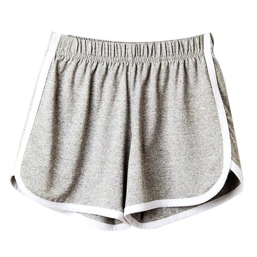 Laufhose Damen Kurz, Kurz Hosen Damen, Damen Bermuda Shorts, Vintage Lässig Strandhose Strand Shorts Mit Taschen Sweathose Trainingshose Luftig Strandhose Pants Freizeithose Sommerhose