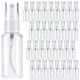 35 Stück Sprühflaschen Kleine 30ml Mini zum Plastik Befüllen Parfüm Zerstäuber Leer Spray Bottle Parfümflasche Nachfüllbar Tragbares Transparente Sprayflasche für Körperpflege Flüssigkeit Kosmetik