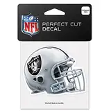 WinCraft NFL Oakland Raiders 95763010 Perfect Cut Color Decal, 10,2 x 10,2 cm, Helm-Edition