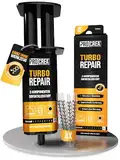 PROCREA® 2K Kleber "Turbo Repair" [inkl. 4x Mischern] Extra starker & schneller Montagekleber in praktischer Spritze - 2-Komponenten-Alleskleber für Kunststoff, Metall, Holz, Glas, Stein