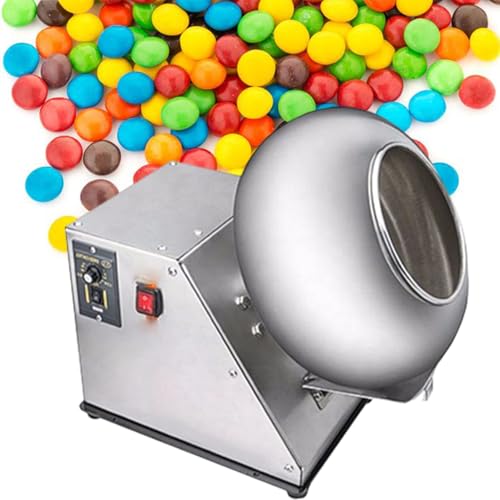 XCSCUK Zuckerbeschichtungsmaschine, kommerzielle Schokoladen-Pfannenmaschine, Schokoladenbeschichtungs-Poliermaschine, für Schokoladengeschäft, Bäckerei