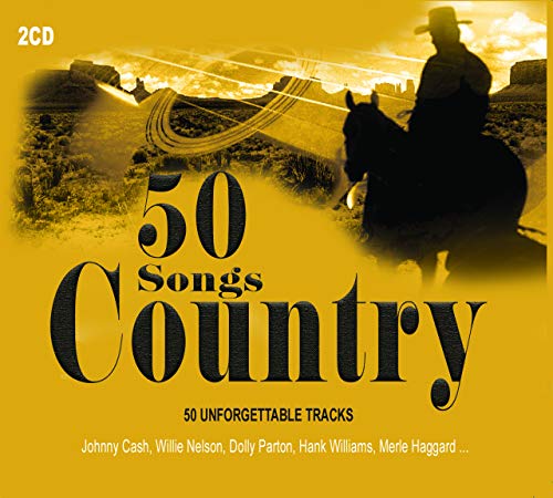 2CD 50 Songs Country, Johnny Cash, Tex Ritter, Dolly Parton, Country Musik