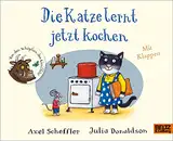 Die Katze lernt jetzt kochen: Vierfarbiges Pappbilderbuch mit Klappen (Geschichten aus dem Eichenwald)