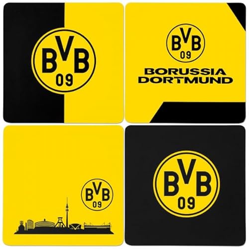 Borussia Dortmund BVB Untersetzer 4er-Set