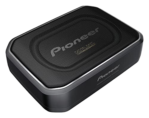 Pioneer TS-WX140DA Aktiv-Minisubwoofer 6x9, integrierter leistungsstarker Class D-Verstärker mit 170 W Maximalleistung, Eingangsnennleistung 50 W, schwarz