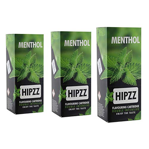 Hipzz Menthol Aroma Karte 3 Schachteln mit 20-Stück