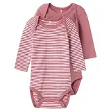 NAME IT Unisex Nbnbody 2p Ls Y/D Core Noos, Mesa Rose, 86