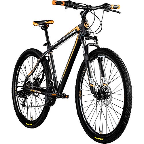 Galano 29 Zoll MTB Toxic/Pulse Mountainbike Scheibenbremsen Tourney (Schwarz/Orange)