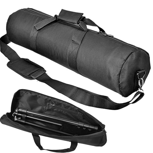 WSNDM Stativ Tragetasche Stativtasche, Mit Riemen, Gepolstert Wasserdicht, Lichtstativ Stativ Tragetasche, Oxford Stoff Tripod Bag Für Fotografie Blitzlichtständer, Ausleger, Einbeinstative, 80cm