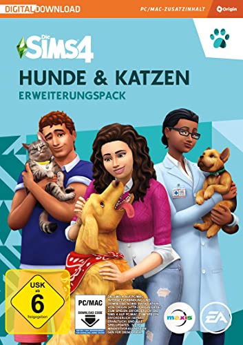 Die Sims 4 Hunde & Katzen (EP4) Erweiterungs-Pack PCWin-DLC |PC Download Origin Code |Deutsch