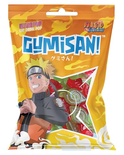 GUMISAN Naruto, Fruchtgummi mit Kirsch-u. Apfelgeschmack - 1 x 180 g