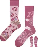 TODO Lustige Socken Damen und Herren, Coole Socken mit Motiv - Bunte, Mehrfarbige, Verrückte (39-42, Yoga)