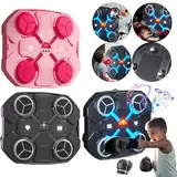 32.4X28.2Cm Music Boxing Musikboxmaschine Wand Boxing Target Workout Boxtraining für Heimtraining,Fitnessstud Boxmaschine für Effektives Boxtraining für Erwachsene und Unisex (schwarz)