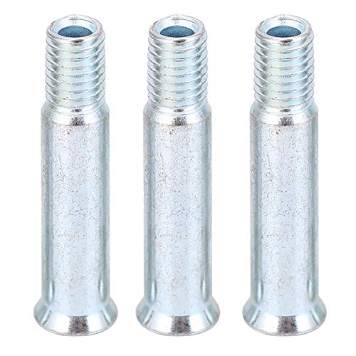 equlup 15 Stück Stahl-Inline-Skate-Achsen, Stahlkonstruktion, Skate-Radschrauben, Bolzenbeschläge, Inline-Skating-Ersatzlager