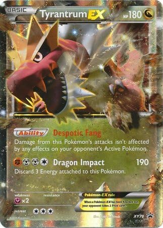 Tyrantrum EX XY70 Ultra Rare Promo Pokemon Sammelkarte Jumbo/Übergröße Karte