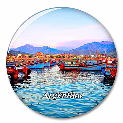 Argentinien Bootshafen Kühlschrank Magnete Dekorative Magnet Flaschenöffner Tourist City Travel Souvenir Collection Geschenk Starker Kühlschrank Aufkleber