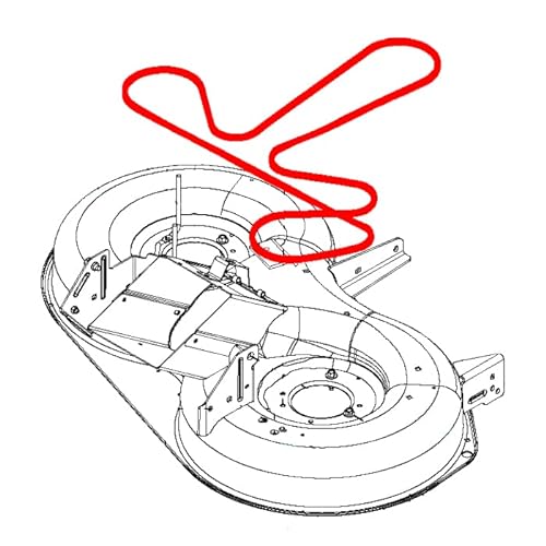 Federal 40 Keilriemen 599365301 Messerantrieb für HUSQVARNA (ab 2018) TC 138, TC 138M, TC 138L, TC 139T, TC 238T