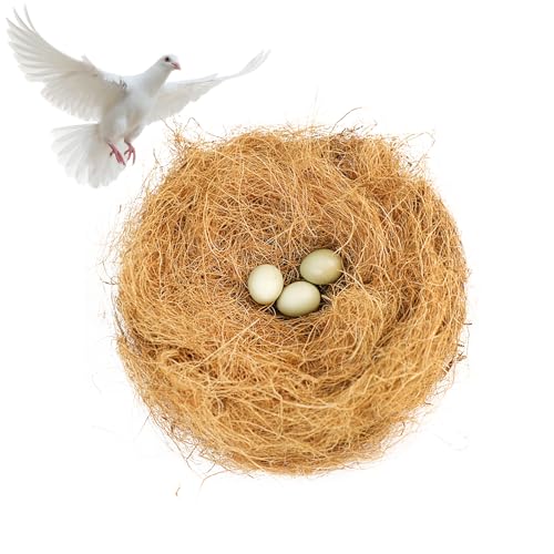 Natürliches Nestmaterial für Kleine Haustiere, 100g Kokosfasern Für Vögel Dekoration Und Nestbau, Natürliche Kokosfaser Nistmaterial, Natürliche Kokosfaser Kanarienvögel, für den Nestbau und Versteck