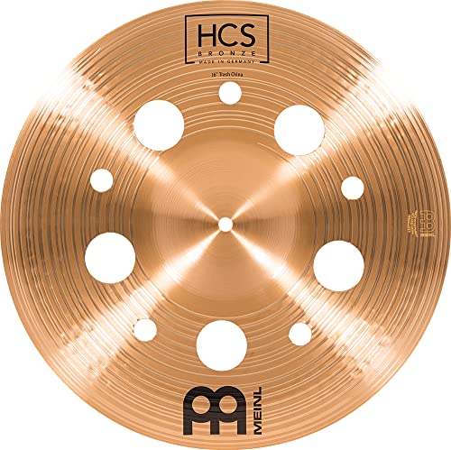 Meinl Cymbals HCS Bronze Trash China 16 Zoll (Video) Schlagzeug Becken (40,64cm) B8 Bronze, Traditionelles Finish (HCSB16TRCH)