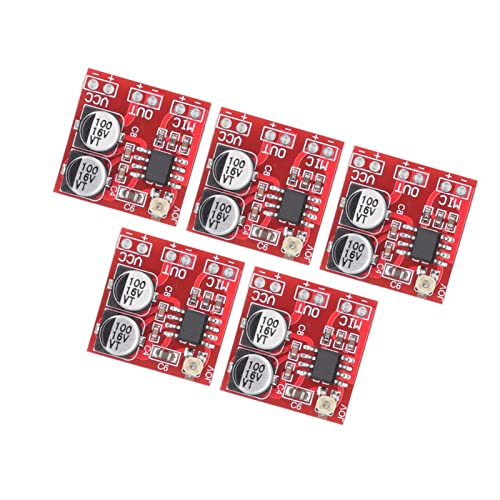 LM386 20 200x Kratzfest 5PCS Verstärkermodul DC4V 12V Elektret-Mikrofonverstärkermodul Einstellbare Verstärkung