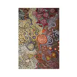 ZAPORA Aboriginal Kunstdruck, Galerie-Poster, Aborigine-Design, 29, Leinwand-Poster, Wandkunst, Dekordruck, Bild für Wohnzimmer, Schlafzimmer, Dekoration, ungerahmt, 40 x 60 cm