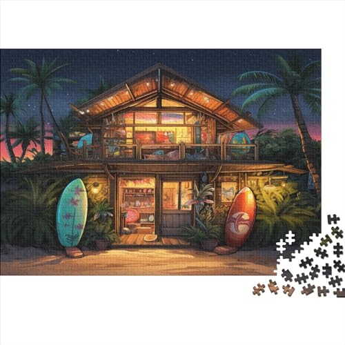 Strandgeschäft Puzzles 1000 Teile Schwer Puzzle Spielzeug Lernspiel Impossible Herausforderung Spielzeug Für Erwachsene Und Kinder Ab 12 Jahren 1000pcs (75x50cm)