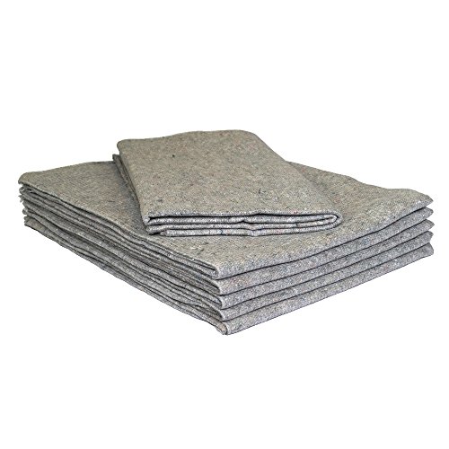 KK Verpackungen® Umzugsdecken 150 x 200 cm | 3 Stück, Strapazierfähige Möbeldecken für den Umzug | Packdecken aus Industriequalität zum optimalen Schutz Ihrer Möbel