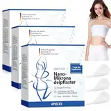 12 Stück Nano Micronadel Pflaster zum Abnehmen, Schlankheitspflaster für Gewichtsverlust, Natürliche Inhaltsstoffe für Frauen & Männer, Sanft & Sicher für Eine gGlatte Textur & Silhouette Plaster