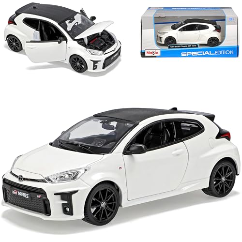 Generisch T*o*y*o*t*a Yaris GR XP21 Weiss Ab 2020 1/24 Modell Auto