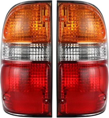 Generisch Bremslicht Auto-Rücklicht, Auto-Rücklichter für mit Kabelbaum und Glühbirnen-Zubehör für Toyota für Tacoma 2000 2001 2002 2003 2004 Kfz-Rücklichtbaugruppen
