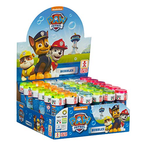 Dulcop 103693000 Seifenblasen, Modell Paw Patrol, 36 Tuben, 60 ml